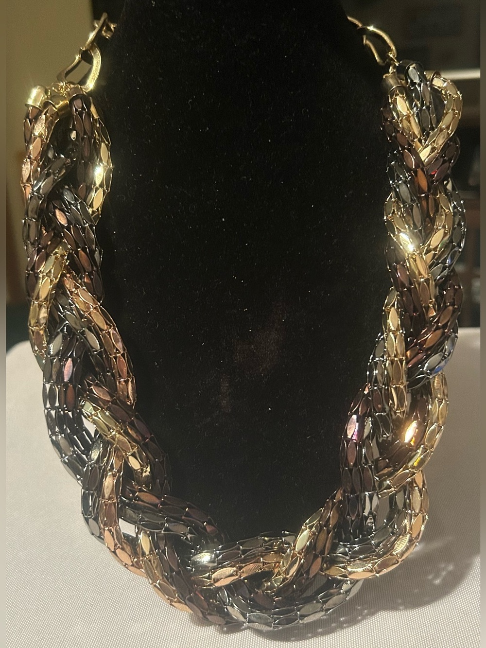 Mixed Metaland Black Braided Statement Necklace - Women Jewelry